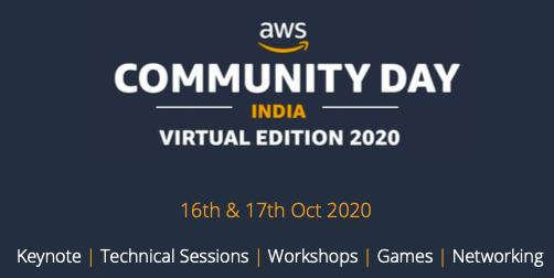 Welcome to AWS Community Day India, Virtual Edition