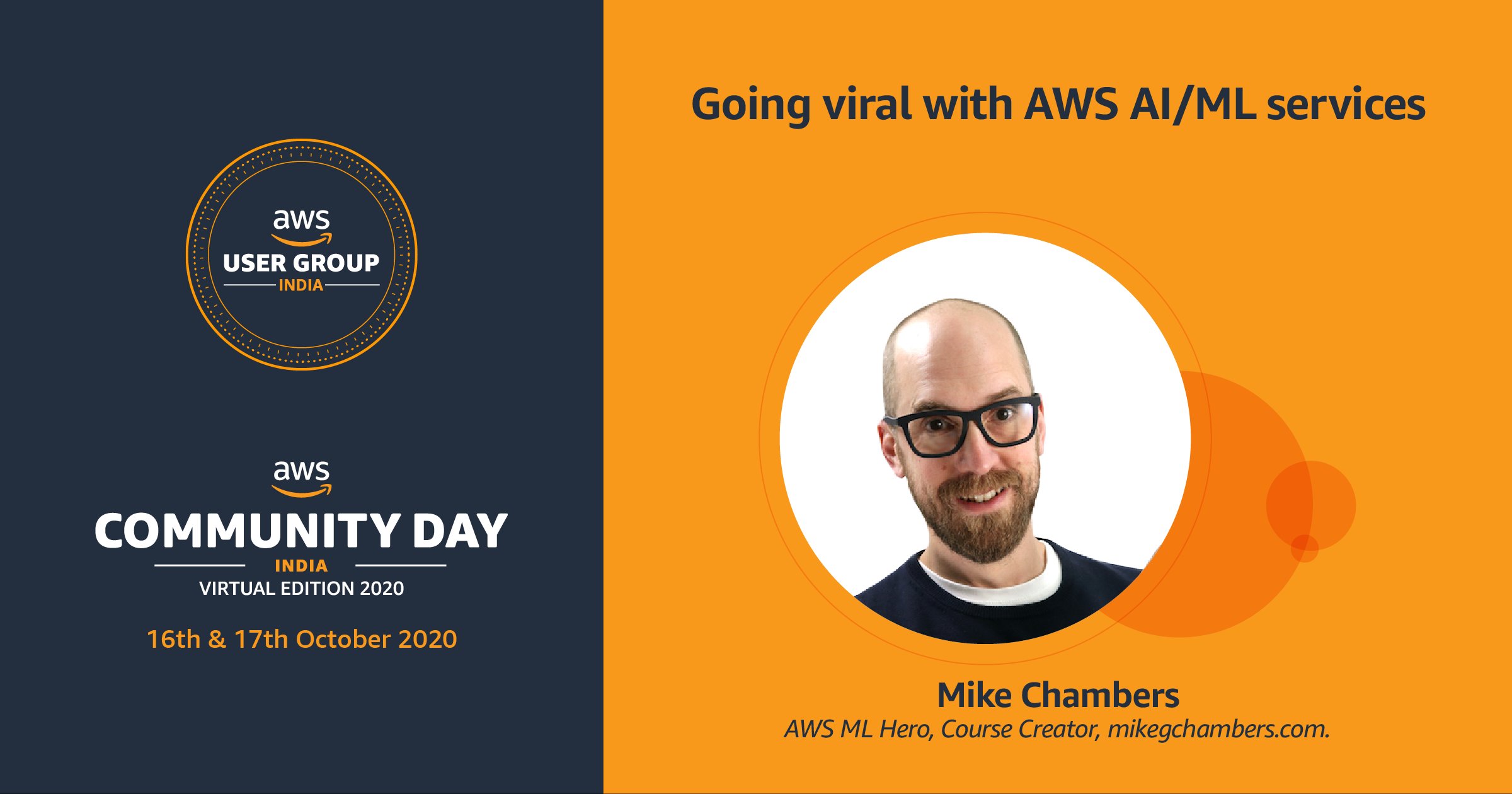 Know Your AWS Community Day India 2020 Speaker - Mike Chambers